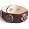 Babouche Baboos Babouche armband leder snake bruin