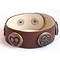 Babouche Baboos Babouche armband leder bruin