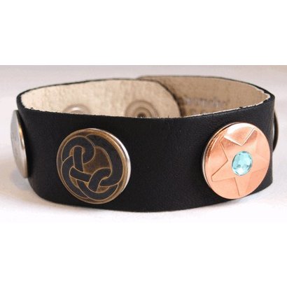 Babouche Baboos Babouche armband pampa zwart