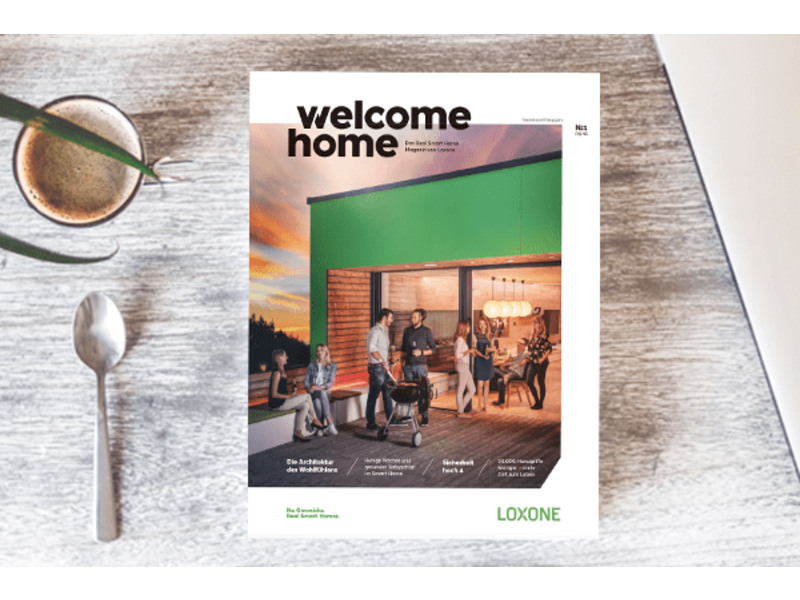 Loxone welcome home magazine