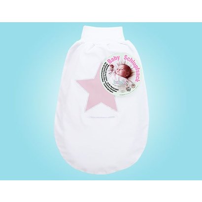 Babybay Slaapzak roze ster, gemaakt van biologisch katoen