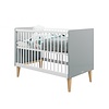 Bopita Babybedje Emma Wit/Grijs 60x120 cm