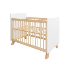 Bopita Baby Ledikant Lisa Wit/Naturel 60x120 cm