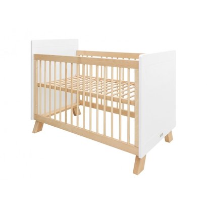 Bopita Baby Ledikant Lisa Wit/Naturel 60x120 cm