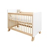 Bopita Baby Ledikant Lisa Wit/Naturel 60x120 cm