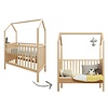 Bopita Babybed/Bedbank My First House Naturel 60x120 cm