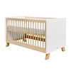 Bopita Babybed/ bedbank Lisa Wit/Naturel 70x140 cm