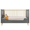 Bopita Babybed/Bedbank Kyan Deep Grey/Natural 70x140 cm