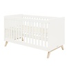 Bopita Babybed/Bedbank Fenna Wit/Naturel 70x140 cm