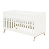 Bopita Babybed/Bedbank Fenna Wit/Naturel 70x140 cm