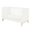 Bopita Babybed/Bedbank Fenna Wit/Naturel 70x140 cm