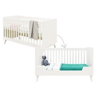 Bopita Babybed/Bedbank Retro Wit 70x140 cm