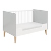 Bopita Babybed/Bedbank Emma Wit/Grijs 70x140 cm