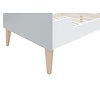 Bopita Babybed/Bedbank Emma Wit/Grijs 70x140 cm