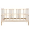 Bopita Babybed/Bedbank Indy Wit/Naturel 70x140 cm