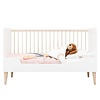 Bopita Babybed/Bedbank Indy Wit/Naturel 70x140 cm