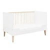 Bopita Babybed/Bedbank Indy Wit/Naturel 70x140 cm