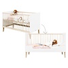 Bopita Babybed/Bedbank Indy Wit/Naturel 70x140 cm