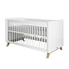 Bopita Babybed/Bedbank Lynn Wit/Naturel 70x140 cm