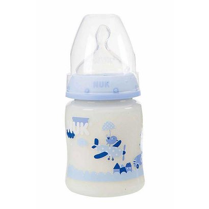 evalueren Lunch goedkoop NUK zuigfles 150 ml voor je baby, in blauw en roze - Hip & Hap