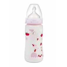 NUK Zuigfles 300 ml in wit en roze