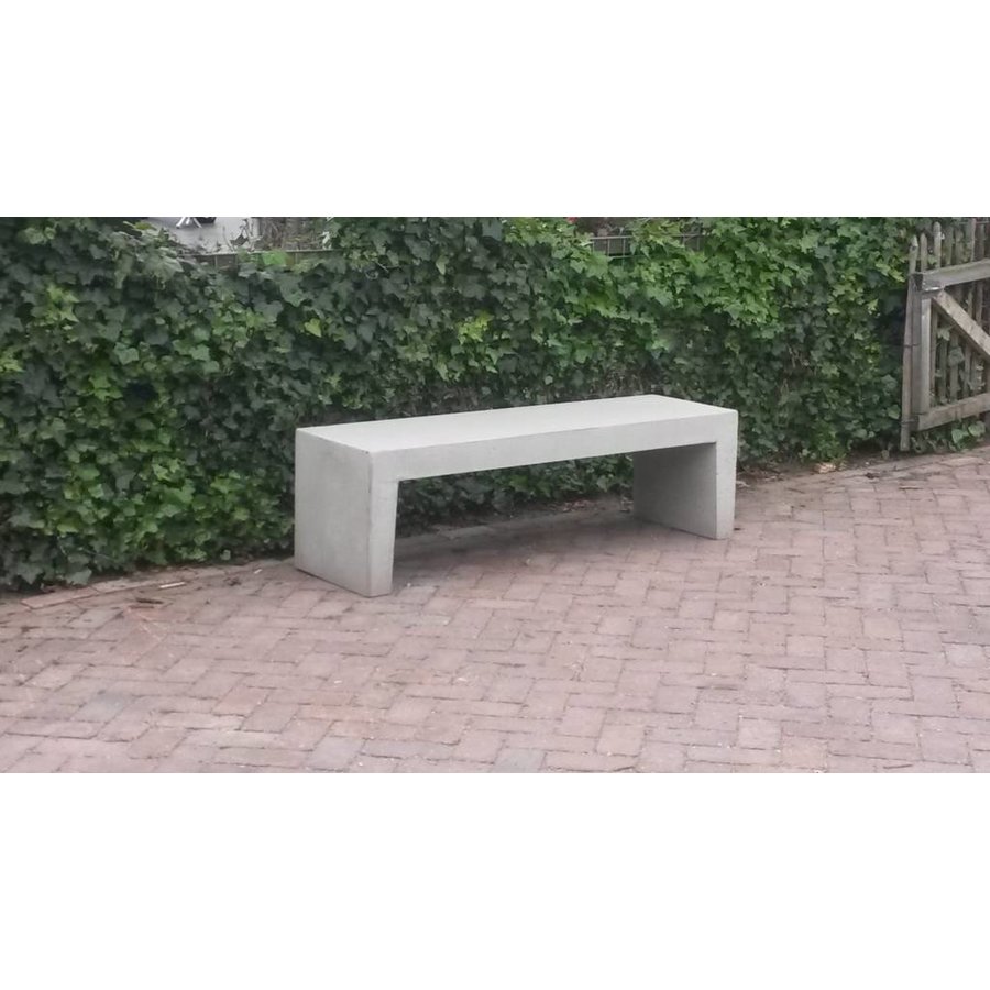 Spiksplinternieuw Betonnen Tuinbank wit grijs 150cm | Betondingen Nederland QF-97