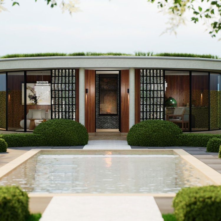 Een luxe tuinhuis van de basis tot het eindresultaat