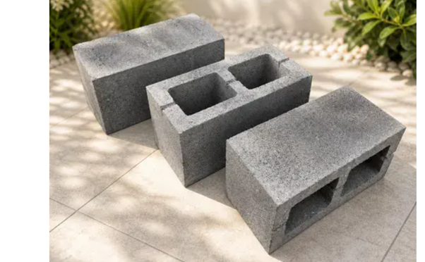 Nieuw bij Betondingen: betonblokken met open gaten