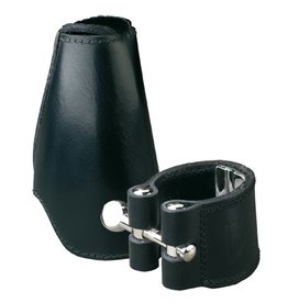 Vandoren baritonsaxofoon rietbinder Leder met lederen dop