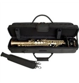 Protec Sopraansaxofoon koffer zwart voor rechte sopraan sax