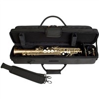 Protec Protec Sopraansaxofoon koffer zwart voor rechte sopraan sax