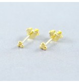 LAVI 3 dots Ear Studs - Gold