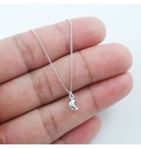 LAVI Sterling Silver Half Moon Necklace