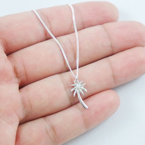 LAVI Sterling Silver Necklace with Palmtree