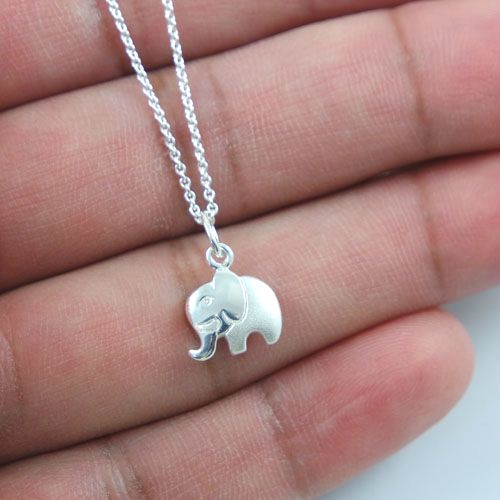 LAVI Elephant Necklace Sterling Silver