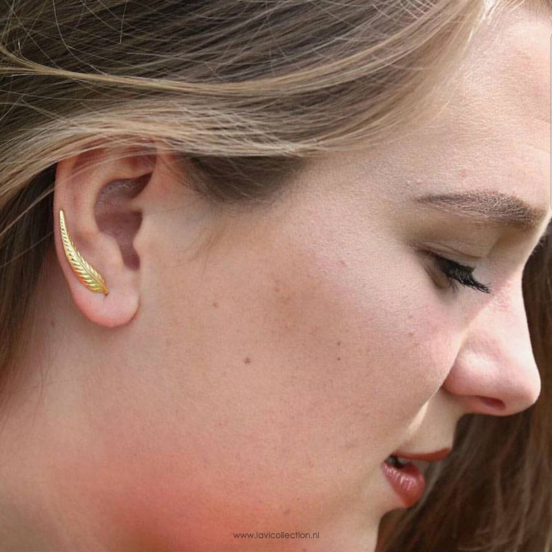 LAVI Gold plated Ear Line Earings