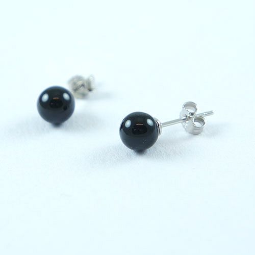 LAVI Onyx Ear Studs 6mm