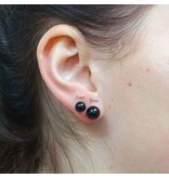 LAVI Onyx Ear Studs 6mm