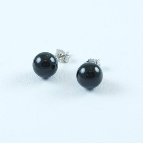 LAVI Onyx Ear Studs 8mm