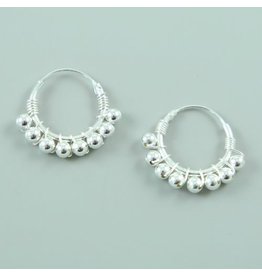 LAVI Sterling Silver Bali Earrings - 19mm