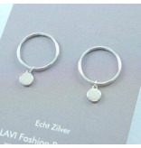 Open Circle Earrings