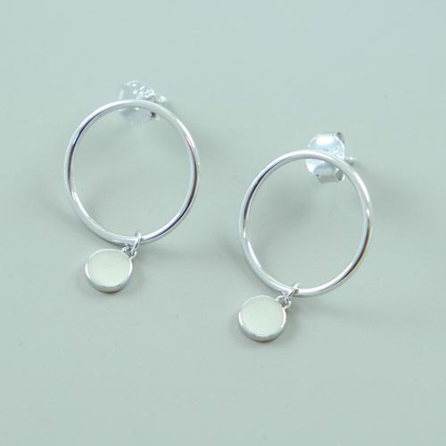 Open Circle Earrings