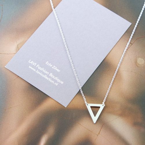 LAVI Open Triangle Necklace