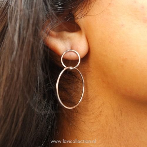 Sterling Silver Innercircle Earrings