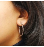 LAVI Silver hoop earrings - 3cm