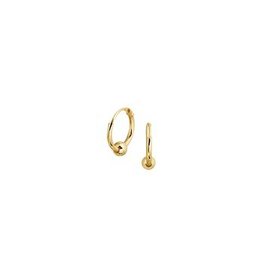 LAVI Gold on Silver Hoops