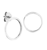 LAVI Open Circle Earrings - Sterling Silver