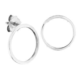 LAVI Open Circle Earrings - Sterling Silver