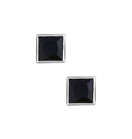 LAVI Zircon ear studs Black