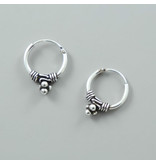 Bali Hoops Sterling Silver